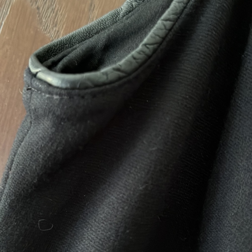 Eileen Fisher sleeveless, black midi dress. Size XS - Picture 3 of 9